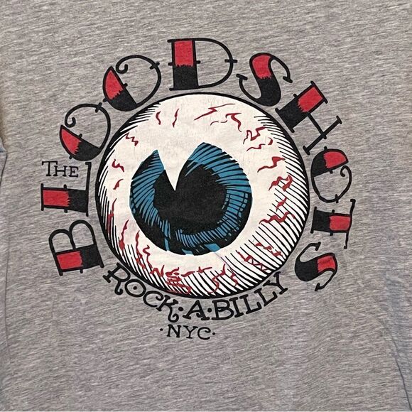 The Bloodshots  Rockabilly Band Tee, size M - Picture 3 of 7